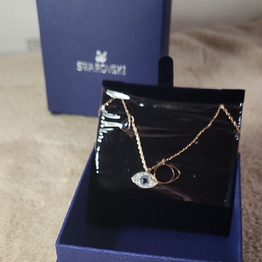 Swarovski Gold and Silver Dainty Necklace